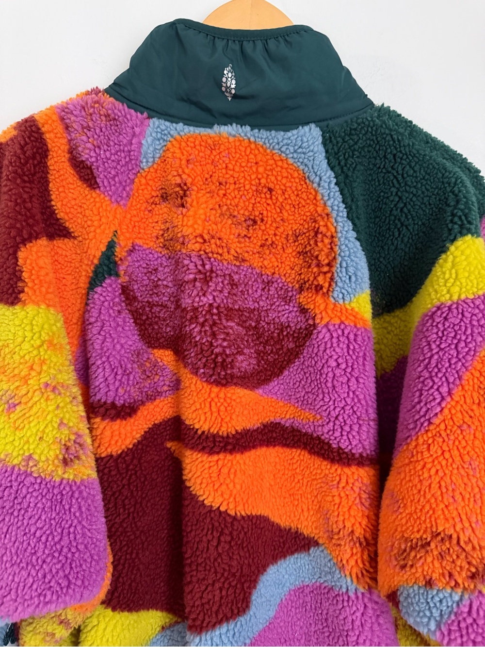 Free People Movement Rocky Ride Hit The Slopes Sherpa Pullover Sweater Sz Large - Picture 12 of 14